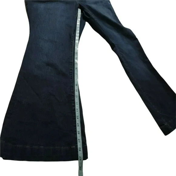 Torrid Flare Denim Jeans Stretch Blend Zip Closure Pockets Blue size 16R women's - Picture 5 of 11